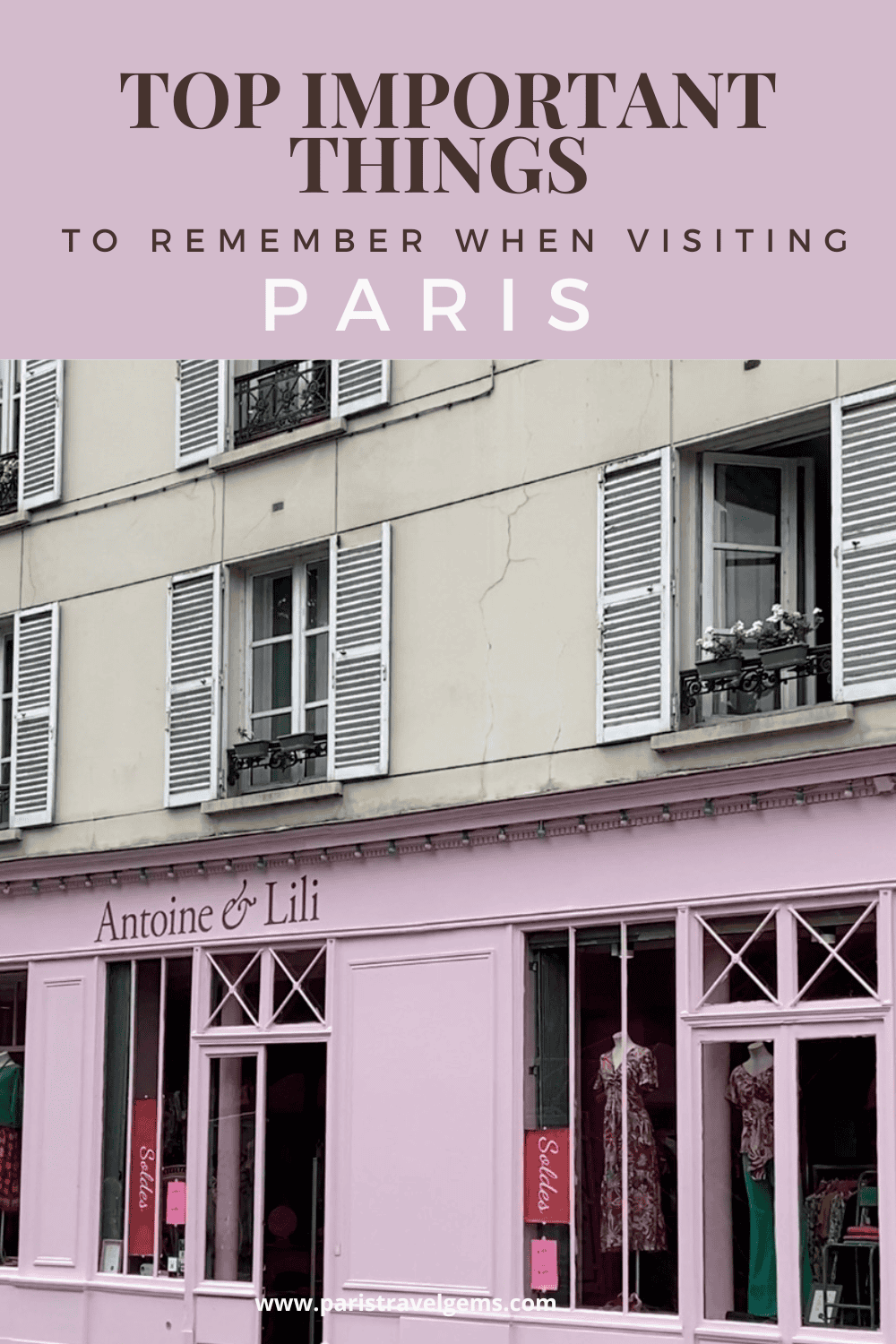 Top important things To Remember When Visiting Paris