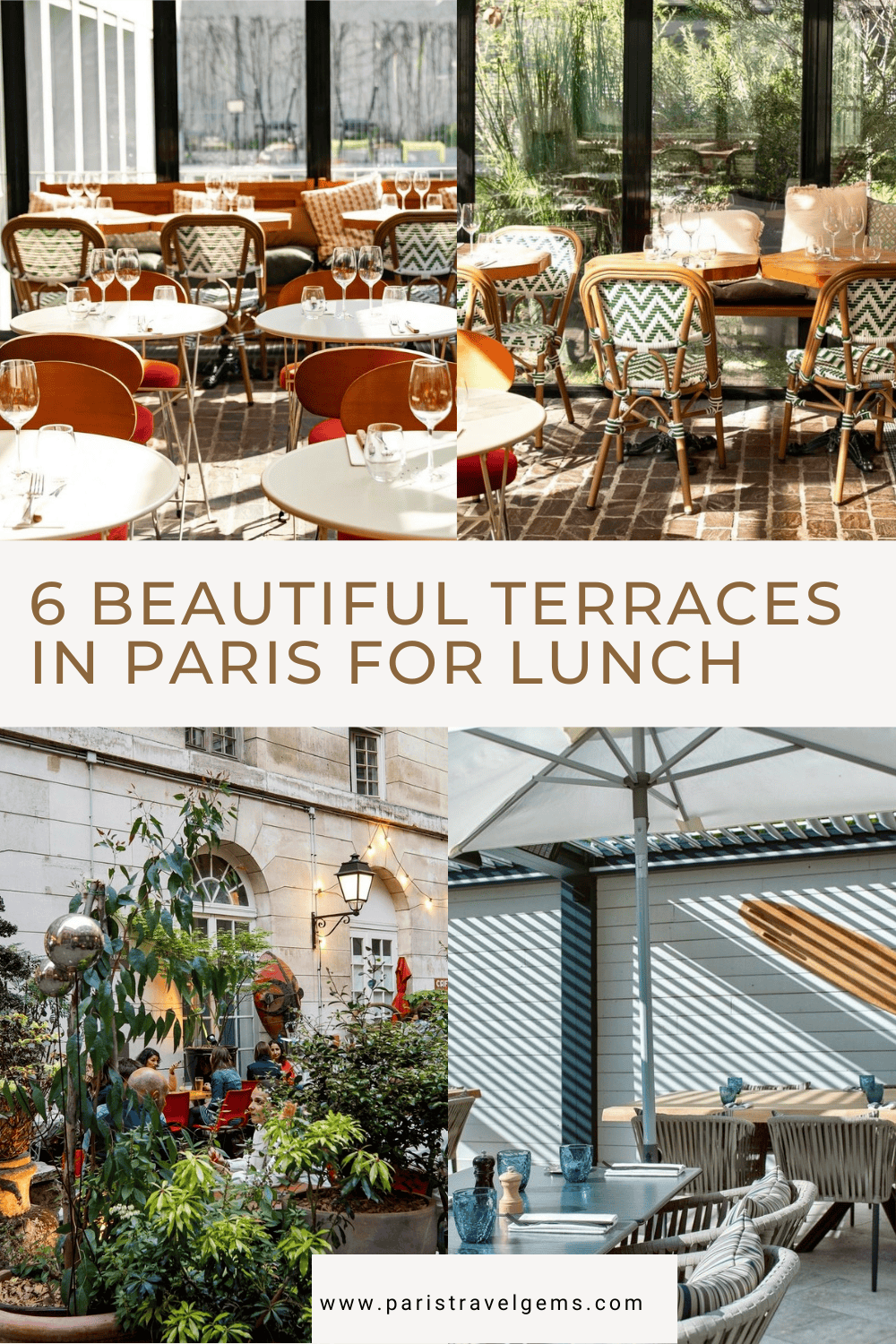 Six beautiful terraces in Paris for lunch